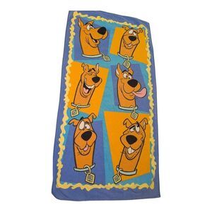 Vintage Scooby-Doo Beach Towel 30″×60″ 1990 Hanna-Barbera Cartoon Shaggy Novelty
